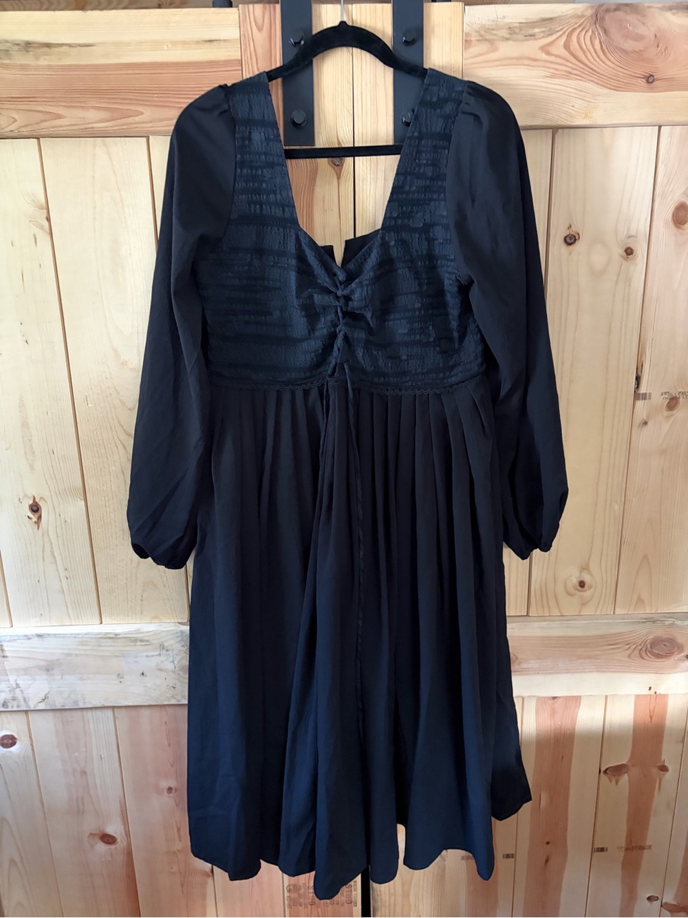 Disturbia Black Mina Corset Dress Goth Whimsigoth Vampire Halloween Szs 10/12 - Picture 3 of 12